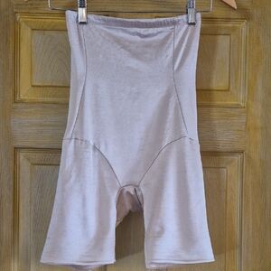Cupid Beige Large Slimming Shorts With Elastic Stretch Waistband And Gripper Leg